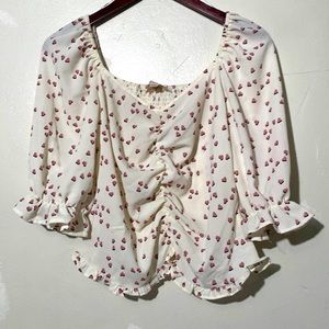 Heart all over blouse